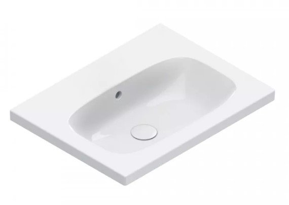 Catalano Alvea umywalka 60x46 cm prostokątna biała 0620600001