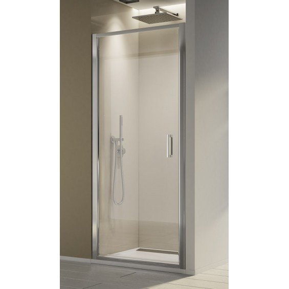 Sanswiss Top-Line S drzwi jednoczęściowe 80cm profil biały TLSP0800407