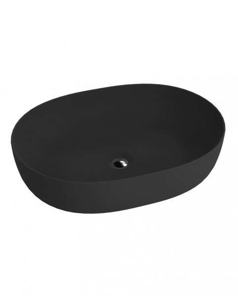 Lavita Umywalka nablatowa Blas Black 59,5x43cm 5900378334316