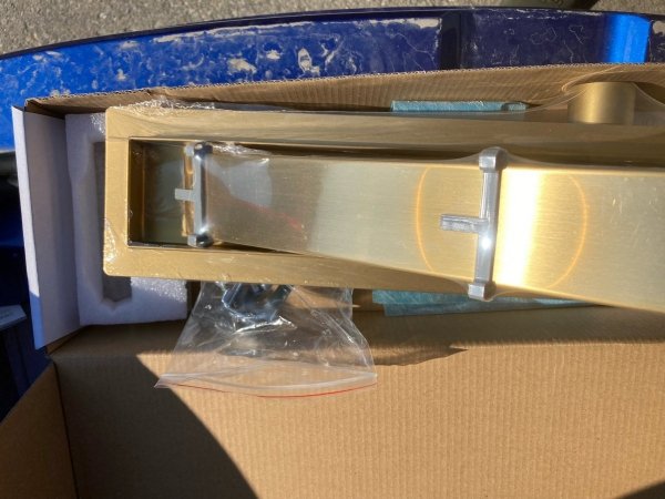  VCX odpływ SUPER 70cm złoto szczotkowane LSLG700