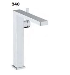 Hansgrohe Tecturis E Jednouchwytowa bateria umywalkowa 240 Fine CoolStart EcoSmart+ bez kompletu odpływowego Biały Matowy 73070700