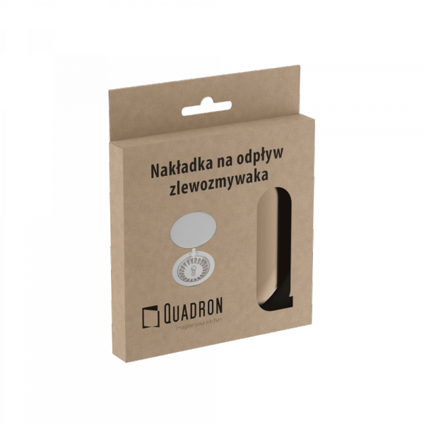 Quadron Nakładka na odpływ 3 1/2 " pure carbon / czarny mat M1113BLM