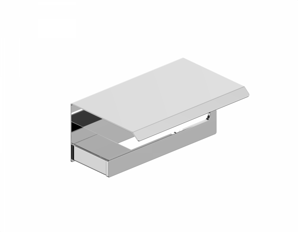 KFA uchwyt na papier toaletowy z półką CHROM 86403800