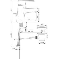 Ideal Standard Connect Blue Bateria umywalkowa z ogranicznikiem przepływu chrom B9936AA