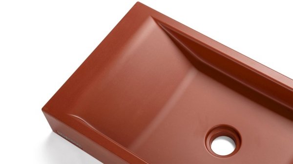  S.V.I.S.  Design UMYWALKA 60 CM SIRIUS BASIC - CEGLASTY, BEZ DEKORU, LAKIER MATOWY