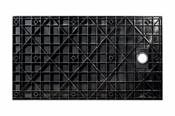Besco Vexo Marble Black brodzik prostokątny 130 VMB13090P