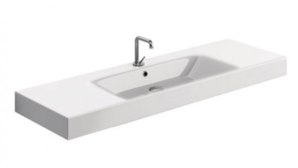 Kerasan 353531 CENTO umywalka 140X45 SOSP/z/o NERO MATT