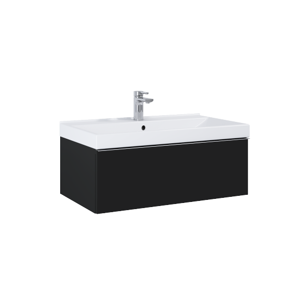 Elita SZAFKA LOOK 80 1S BLACK MATT PDW 168104 