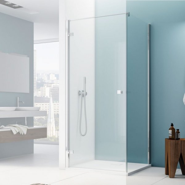 Ronal Sanswiss Annea ścianka prysznicowa 100 cm boczna do drzwi srebrny połysk ANT110005007