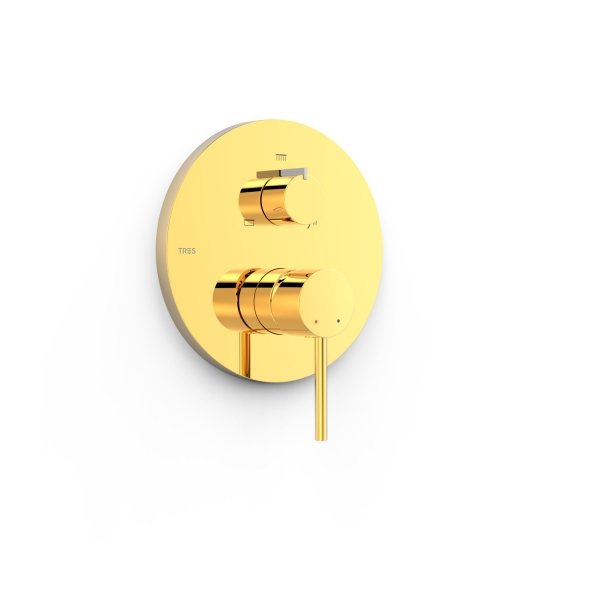 Tres STUDY Elementy zewnętrzne do podtynkowego korpusu 3-drożnego Rapid-box 26227310OR