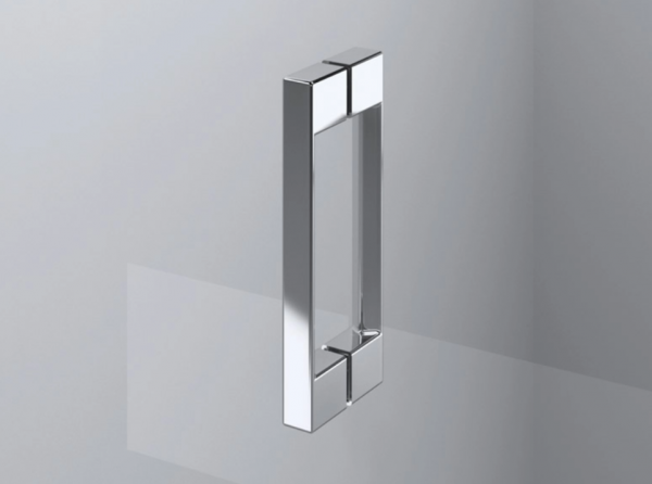 Ronal Sanswiss wejście narożne dwuczęściowe 75-120x0-200 cm, szkło Master Carré, profile chrom PUE2GSM21030