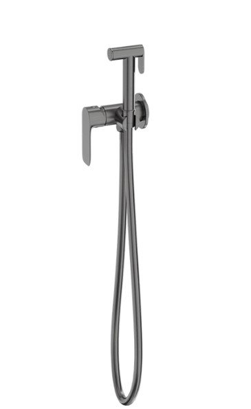 Lavita Bateria bidetowa podtynkowa Spark Gunmetal 5900378341321