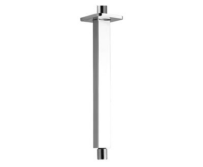 AQG Ramię sufitowe do deszczownicy Stylo, mosiężna chromowana (Caja) 12STY0120