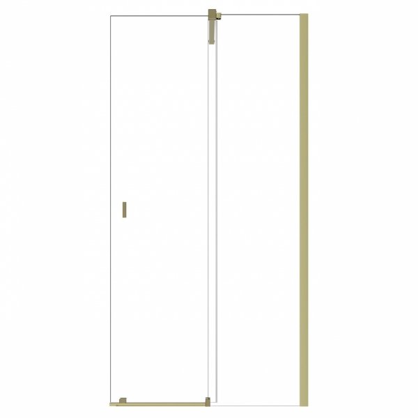 Besco Vayo Gold Kabina prysznicowa przesuwna walk-in 130x200 VYG130200C