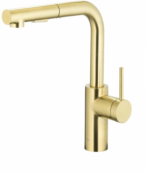 KFA DUERO BASIC BRUSHED LIGHT GOLD bateria kuchenna z wyciąganą wylewką 662311039
