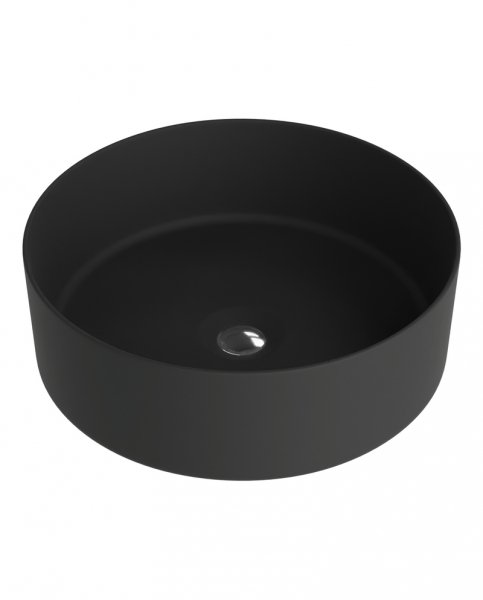Lavita Umywalka nablatowa Merida Black 37cm 5908211406039