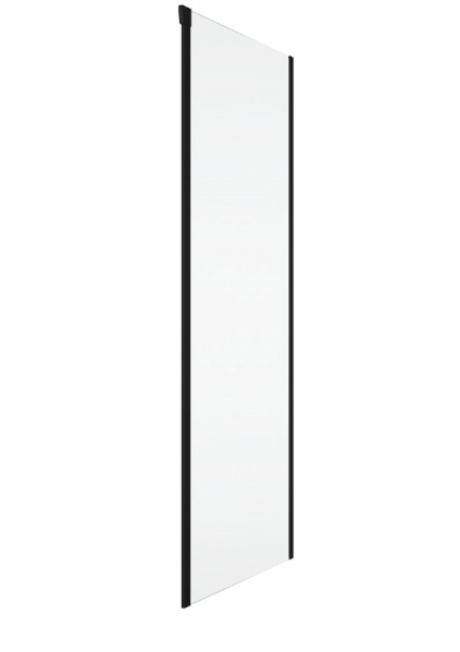 Ronal Sanswiss ścianka boczna 75x200 cm, szkło przezroczyste, profile BLACK LINE czarny mat CAST0750607