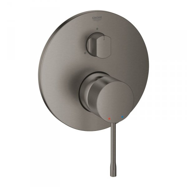 Grohe Essence Bateria wannowo-prysznicowa podtynkowa brushed hard graphite 24169AL1