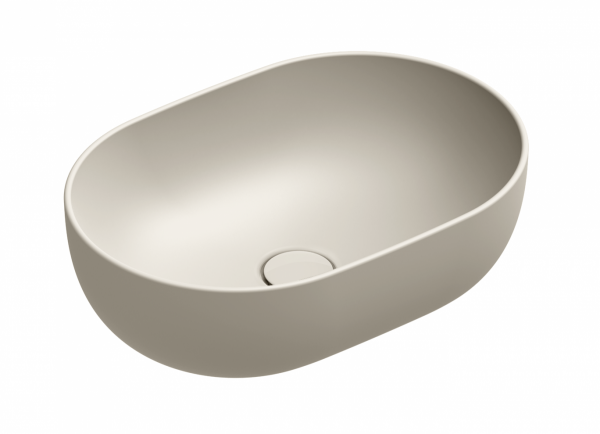 Catalano SFERA umywalka nablatowa 50x35 h=16 cm piaskowy mat 0522500029