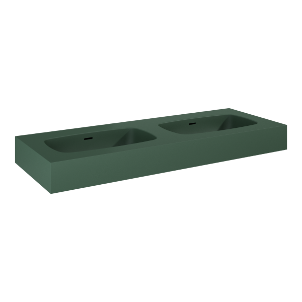 Elita UMYWALKA DIMPLE 120 DUO ścienna MARMUR FOREST GREEN MATT 168889 / RE041200027010