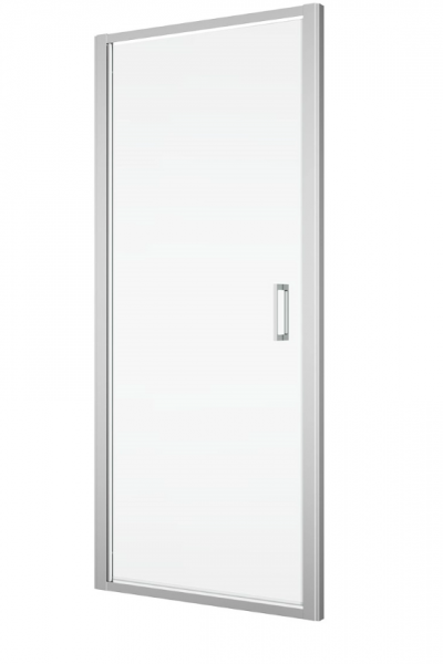 Ronal drzwi wahadłowe jednoczęściowe 100x200 cm, szkło przezroczyste, profile biały TLSP1000407