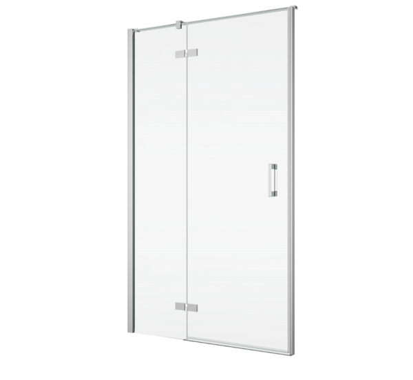 Ronal Sanswiss drzwi jednoczęściowe ze ścianką stałą w linii 120x200 cm, szkło Master Carré, profile chrom PU13PG1201030