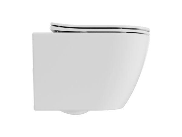 Besco Zestaw miska WC Aspen White plus deska wolnoopadająca Aspen Slim White ZASBDASB