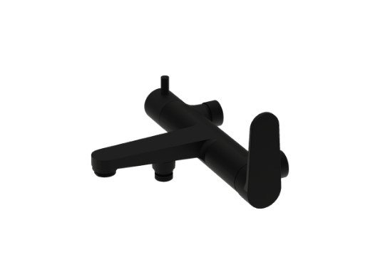 Lavita Bateria wannowo - prysznicowa Cetus Matt Black 5900378341888