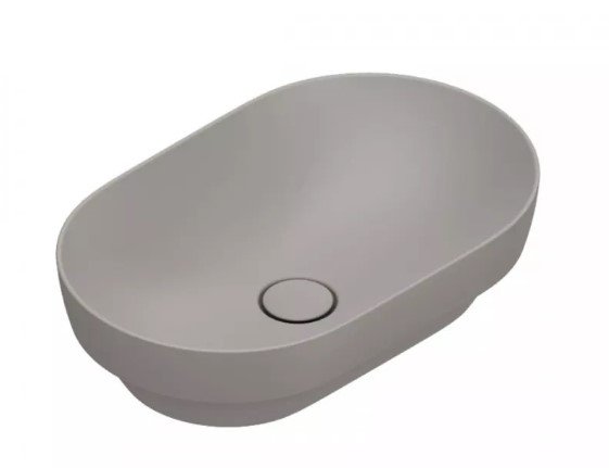 Catalano Sfera umywalka 55x35 cm owalna ciemny szary mat 0524550032