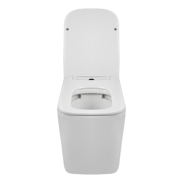 Balneo Luga Miska podwieszana WC rimless bez kołnierza z deską wolnoopadającą z duroplastu biała