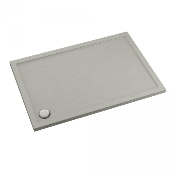 Schedline Brodzik akrylowy Sharper Cement Stone 90x120x4,5 cm, prostokątny, Gwarancja 7 lat 3S.S1P-90120/CT/ST