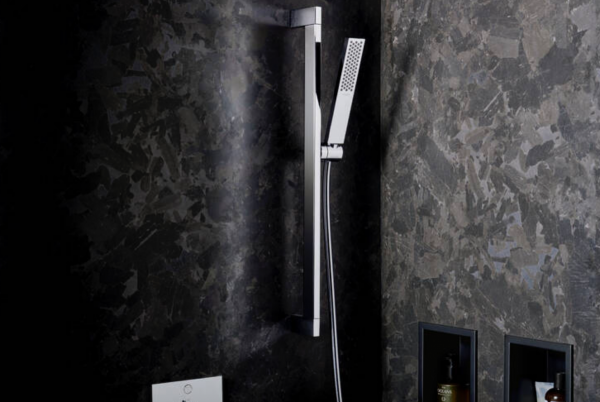 Hansgrohe Pulsify E Zestaw prysznicowy 100 1jet EcoSmart z drążkiem 65 cm chrom 24370000