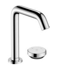 Hansgrohe Tecturis S 2-otworowa bateria umywalkowa 150 CoolStart z niezamykanym kompletem odpływowym Biały Matowy 73353700