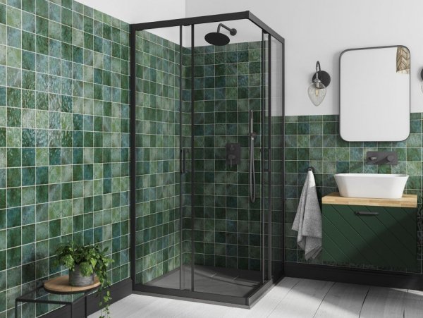 Besco Modern Black kabina kwadratowa 90 MKB90190C