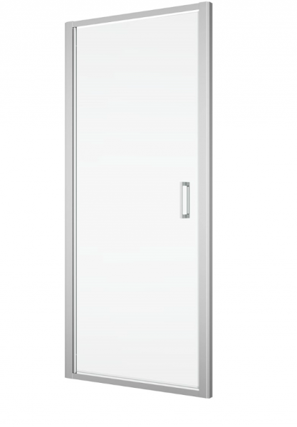 Ronal drzwi wahadłowe jednoczęściowe 70x200 cm, szkło Durlux 200, profile srebrny połysk TLSP0705022