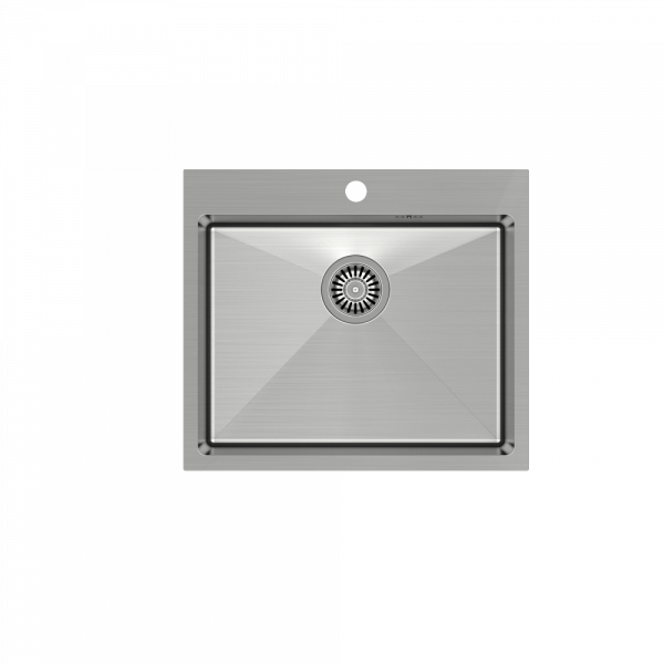 QUADRON RUSSEL 110 SteelQ stal szczotkowana zlew 1-komora 550x480x200 HB7910BS