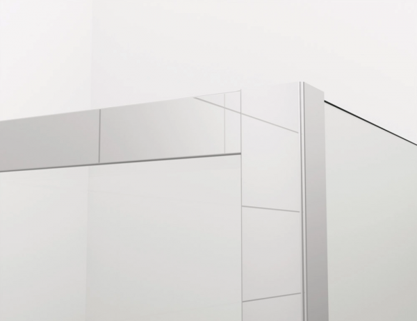 Ronal Sanswiss ścianka boczna 90° lub w linii 30-100x0-200 cm, szkło Master Carré, profile chrom PURDT2SM21030