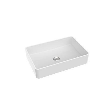 Marmorin Tara umywalka nablatowa 56,5x37,5 cm biały połysk PU608010565