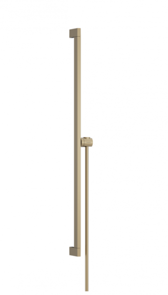 Hansgrohe Unica Drążek prysznicowy E Puro 90 cm z suwakiem EasySlide i wężem prysznicowym Isiflex 160cm brąz szczotkowany 24403140