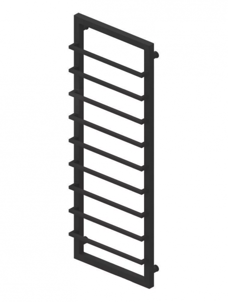 Termix MOKKA Grzejnik łazienkowy drabinkowy 120/30 czarny struktura MOKKA9430CS