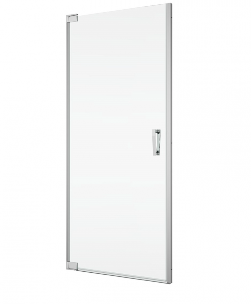 Ronal Sanswiss drzwi wahadłowe jednoczęściowe 0-100x0-200 cm, szkło przezroczyste, profile Srebrny połysk CA1DSM15007