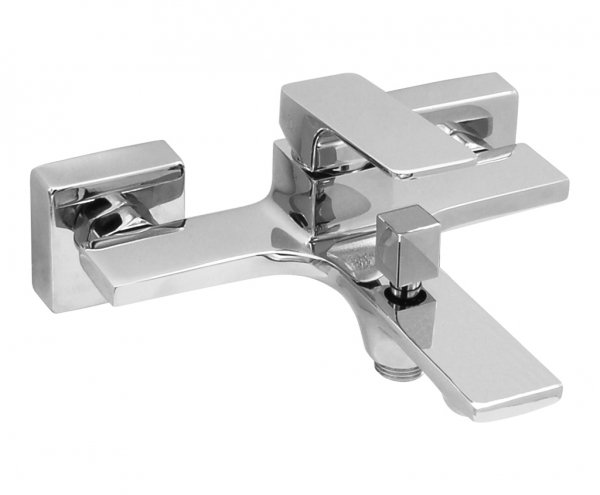 AQG Bateria wannowa Delta Chrom z zestawem natryskowym SET P 01DEL419CR