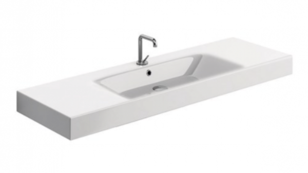 Kerasan 353559 CENTO umywalka 140X45 SOSP/z/o GRIGIO MAT