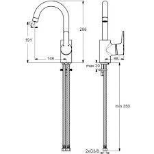 Ideal Standard Connect Blue Bateria umywalkowa wysoka chrom B9933AA