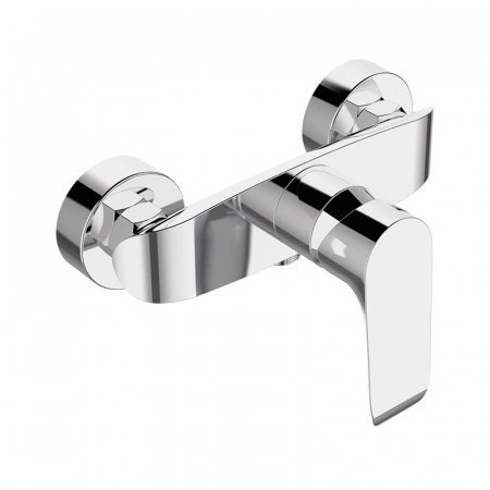 Laveo ALEA Bateria natryskowa natynkowa jednouchwytowa chrom BLE040D