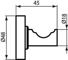 Ideal Standard Haczyk Na Ręcznik Czarny Mat A9115XG