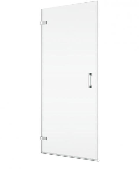 Ronal Sanswiss wejście narożne jednoczęściowe 40-100x200 cm, szkło pas satynowy poziomy, profile chrom PUE1DSM11051