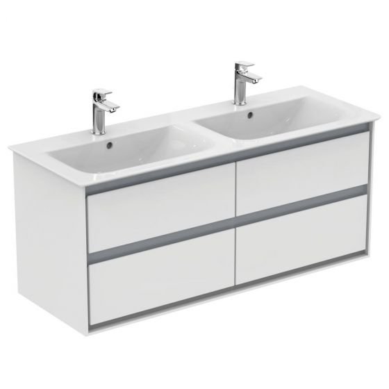 Ideal Standard Connect Air Szafka podumywalkowa 120 cm biały lakier/jasnoszary mat E0822KN