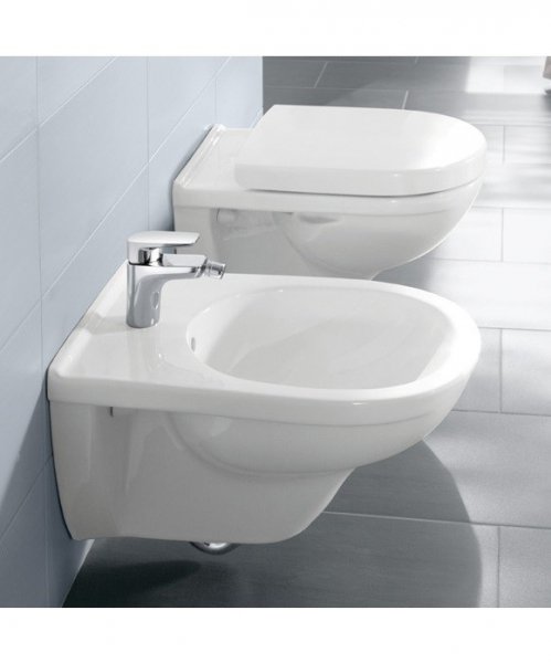 Villeroy &amp; Boch O.Novo Bidet podwieszany 36x56 cm z przelewem biały Weiss Alpin 54600001