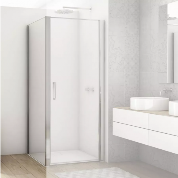 Ronal Sanswiss Divera ścianka prysznicowa 90 cm boczna do drzwi srebrny połysk D22F10905007